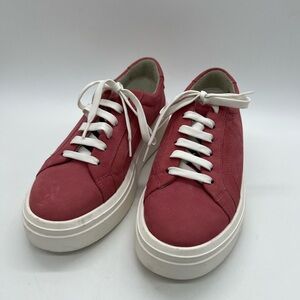 Bos. & Co. Rosey Pink and White Flavia Platform Sneakers Size EU 37